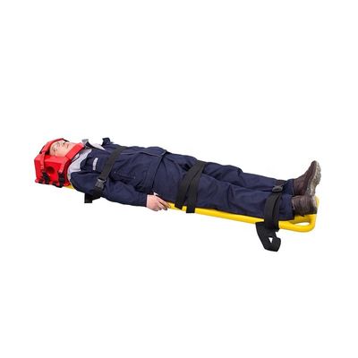 OEM Waterproof Adult Scoop Stretcher Dengan Head Immobilizer Untuk Bantuan Pertama